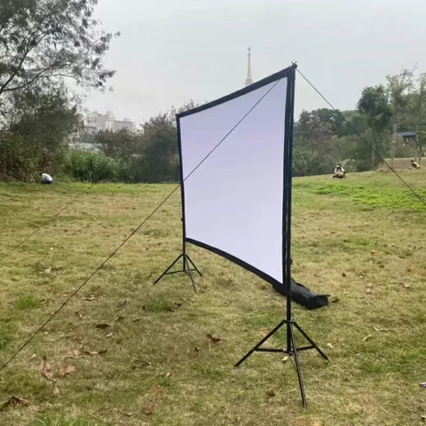 Outdoor diffuse reflection white screen