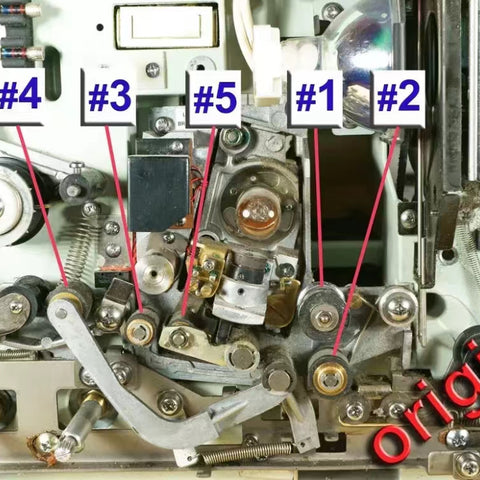 Elmo trough machine modified bearing